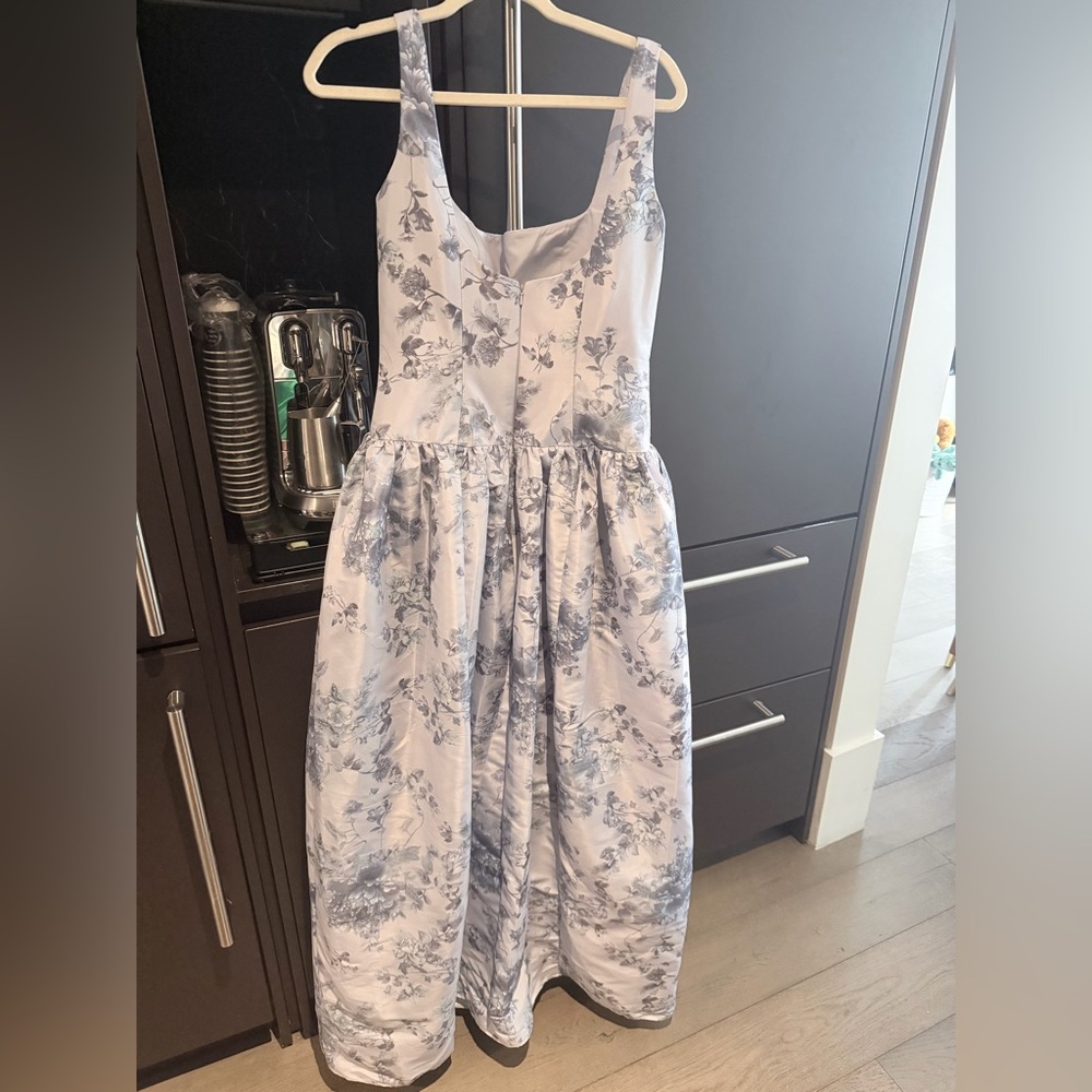 Jenny Yoo Blue Floral Gown - Picture 4 of 7